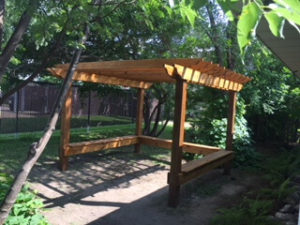 Drop-in Center Pergola